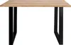 Baumkante Esstisch Sheesham naturbelassen 120 x 80 schwarz Produktbild-Vorschau 5