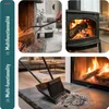 VOUNOT® Kaminholzregal mit 4 Kaminbesteck, Metall Produktbild-Vorschau 4
