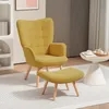 HOMCOM fauteuil met voetenbankje, relaxfauteuil, Productafbeelding-voorbeeld 2