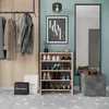 KOMTO Schuhregal Schmal - Schuhablage Flur mit 4 Ebenen Produktbild-Vorschau 3