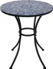 Gartentisch Marocco Blau mit dekorativem Fliesendruck, Ø 57 Produktbild-Vorschau 4