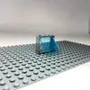 LEGO® 1x4x3 Okno Priehľadný modro-sivý rám pre dom, Náhľad obrázku produktu 3