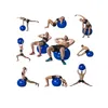 Tunturi Gymball 90 cm, rosso, antiscoppio Anteprima dell’immagine prodotto 11