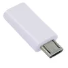 Adapter USB Type C Buchse - micro USB Stecker, weiß Produktbild-Vorschau 1