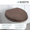 Sedile per WC SCHÜTTE in MDF LEGNO SCURO, sedile per WC con Anteprima dell’immagine prodotto 16