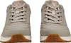 A front view of a pair of gray Skechers sneakers. Produktbild-Vorschau