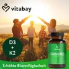 Vitabay Vitamin D3 + K2 Depot – 180 vegane Tabletten – Produktbild-Vorschau 2