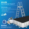 Power Steel™ Frame Pool Komplett-Set, eckig, mit Produktbild-Vorschau 35