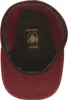 Baseballcap aus Bavaria Loden mit Ohrenschutz von Hut-Breiter in rot Voir les images du produit