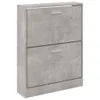 vidaXL Szafka na buty betonowa szara 59x17x81 cm materiał Podgląd zdjęcia produktu 10