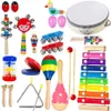 Musikinstrumente aus Holz für Kinder, 18-teiliges Set mit Produktbild-Vorschau 1