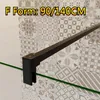 Walk in Duschkabine 160x200cm mit Schwarz Produktbild-Vorschau 5