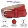 styleBREAKER Gürtel Unifarben mit Oberfläche in Produktbild-Vorschau 3
