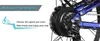 Close-up of an electric bicycle's rear wheel and gears, with marketing text overlay. Produktbild-Vorschau