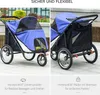 PawHut Hundewagen Hundebuggy mit Netzfenstern, Klappbar, Produktbild-Vorschau 5