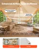 VEVOR, tente tipi pour 4 saisons, dimensions 6x4x3,1 m, Voir les images du produit 5