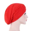 Cappello turban elastico con perline da donna, copricapo Anteprima dell’immagine prodotto 10