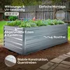 AREBOS® Hochbeet 180x90x79 cm | Verzinktes Stahl Produktbild-Vorschau 3