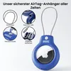 AdroitGoods Etui für Apple AirTag mit Stahlkabel - Blau - Produktbild-Vorschau 5
