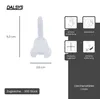 Dalsys Fliesen Nivelliersystem, 1mm, 300 Laschen, Produktbild-Vorschau 2