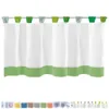 Tenda da bistrot con bordino decorativo verde, ca. 150x45 Anteprima dell’immagine prodotto 3