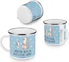 Mr. & Mrs. Panda Emaille Tasse Großeltern Magie - Blau Produktbild-Vorschau 4
