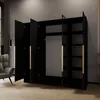 Drehtürenschrank LARO 200 cm Moderner Kleiderschrank mit Produktbild-Vorschau 3