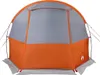vidaXL Tunnelzelt 4 Personen Grau und Orange Wasserdicht Produktbild-Vorschau 7