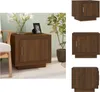 vidaXL Couchtisch Braun Eichen-Optik 51x50x45 cm Produktbild-Vorschau 1
