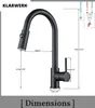 KLARWERK® Paul | ausziehbare Niederdruck Armatur Schwarz Produktbild-Vorschau 7