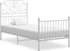 Rama Łóżka, Biała, Metalowa, 90 X 200 Cm Lumarko! Podgląd zdjęcia produktu 6