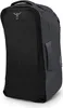 A black Osprey Farpoint 70 travel backpack is shown against a light gray background. Produktbild-Vorschau