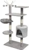 vidaXL Cat Cat Tree 125 cm Grey Náhľad obrázku produktu 1
