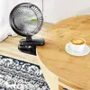 Přívěsný mini ventilátor USB nabíjený mobilní černý stolní Náhled obrázku produktu 5