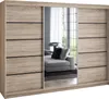 Schwebetürenschrank 200 cm, 3-türig, mit Spiegel & 4 Produktbild-Vorschau 2