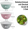 Rührschüssel Set mit Deckel 5L, vielseitig, 3 Farben, Produktbild-Vorschau 2