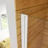 AICA Schwenktür 80x185cm Nischentür Duschwand，5mm ESG Produktbild-Vorschau 4