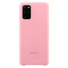 A pink Samsung phone case is shown from the back on a white background.