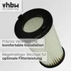 vhbw 2x Faltenfilter kompatibel mit AEG CX7-2-35WR, Produktbild-Vorschau 6