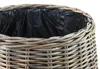 Kobolo Pflanzkorb 46 cm VERDANA Rattan Kubu Grey rund – Produktbild-Vorschau 4