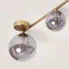 Deckenleuchte aus Metall und Glas Moonlight Brass 4 Spots Produktbild-Vorschau 6
