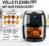 GOURMETmaxx Digitální horkovzdušná fritéza XXL 9 litrů Náhled obrázku produktu 2