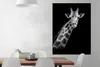 MuchoWow® Poster Giraffe - Wildtiere - Schwarz-Weiß - Produktbild-Vorschau 2