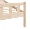 vidaXL Massivholzbett 90x190 cm Produktbild-Vorschau 7