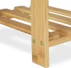 Relaxdays Fußbank Bambus, bis 100 kg, stabiler Tritthocker, Produktbild-Vorschau 8