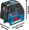 Bosch 0 601 066 B00, 4°, 635 nm (< 1 mW), Niwelator Podgląd zdjęcia produktu 26