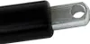 Close-up of the end of a gas strut with a black casing and a metal attachment with a hole. Anteprima dell’immagine prodotto