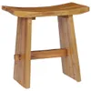 vidaXL Tabouret en teck massif - Tabouret - Tabouret de Voir les images du produit 8