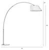 Zuiver Arc Stehlampe Schwarz Produktbild-Vorschau 7