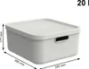 Albula Light 2er-Set Box 20l, Farbe:Mistletoe white Produktbild-Vorschau 4